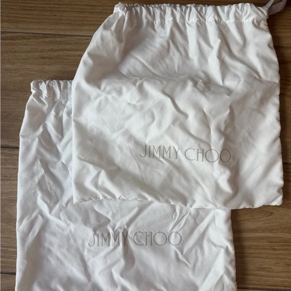 Jimmy Choo Sacaria Platform 120: Pearl-Studded Ivory Heels - Picture 10 of 10